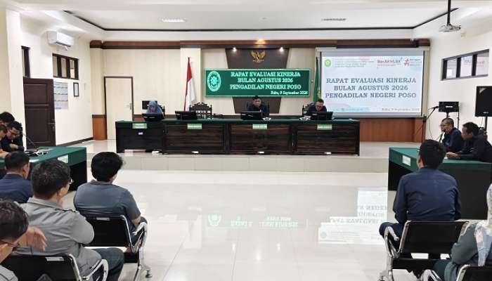RAPAT EVALUASI KINERJA BULAN AGUSTUS 2026