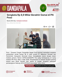 Sengketa Rp 89 Miliar Berakhir Damai di PN Poso